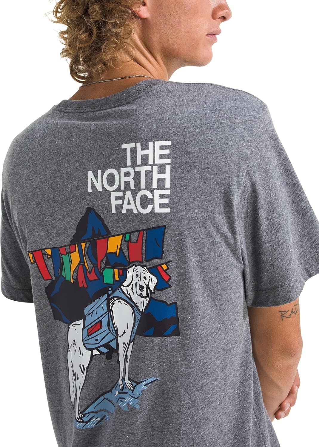 image:imageThe North Face Mens Sunlit Summit Short Sleeve Tee Casual Stylish Graphic TShirt Regular Fit Soft Cotton FabricTnf Mid Grey Heather
