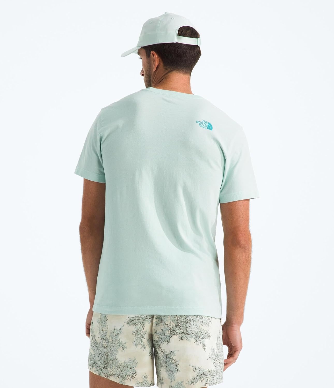 image:imageThe North Face Mens Sunrise Escape Regular Short Sleeve Tee Casual Graphic TShirt Regular Fit Soft Cotton FabricOpal Frost