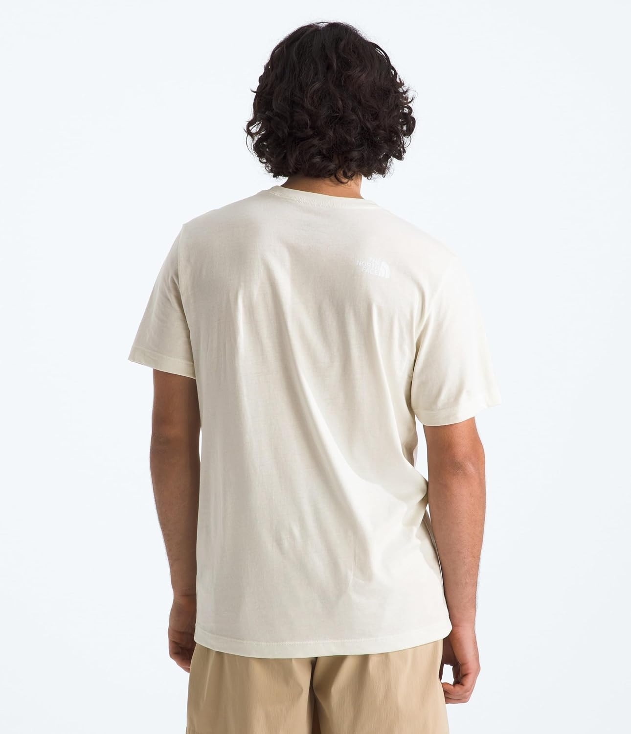 image:imageThe North Face Mens Woodland Wanderer Short Sleeve Tee Casual Stylish Graphic TShirt Regular Fit Soft Cotton FabricWhite Dune