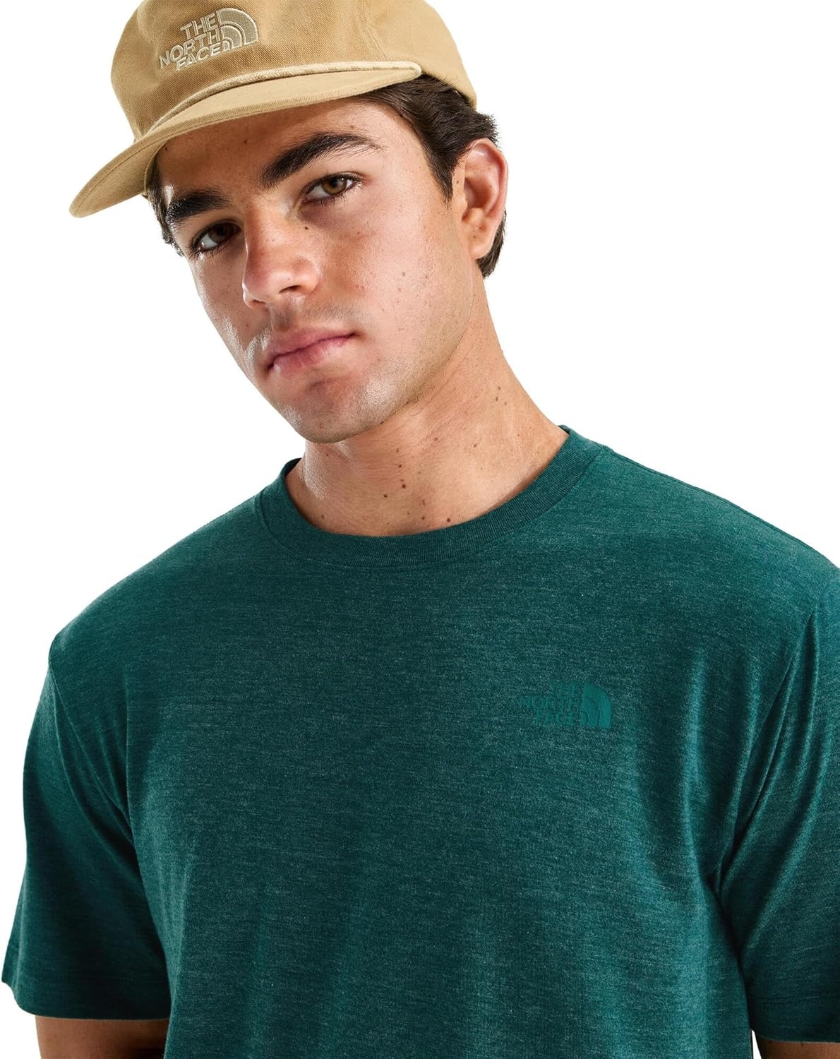 image:imageThe North Face SS TriBlend TeePacific Teal White Heather