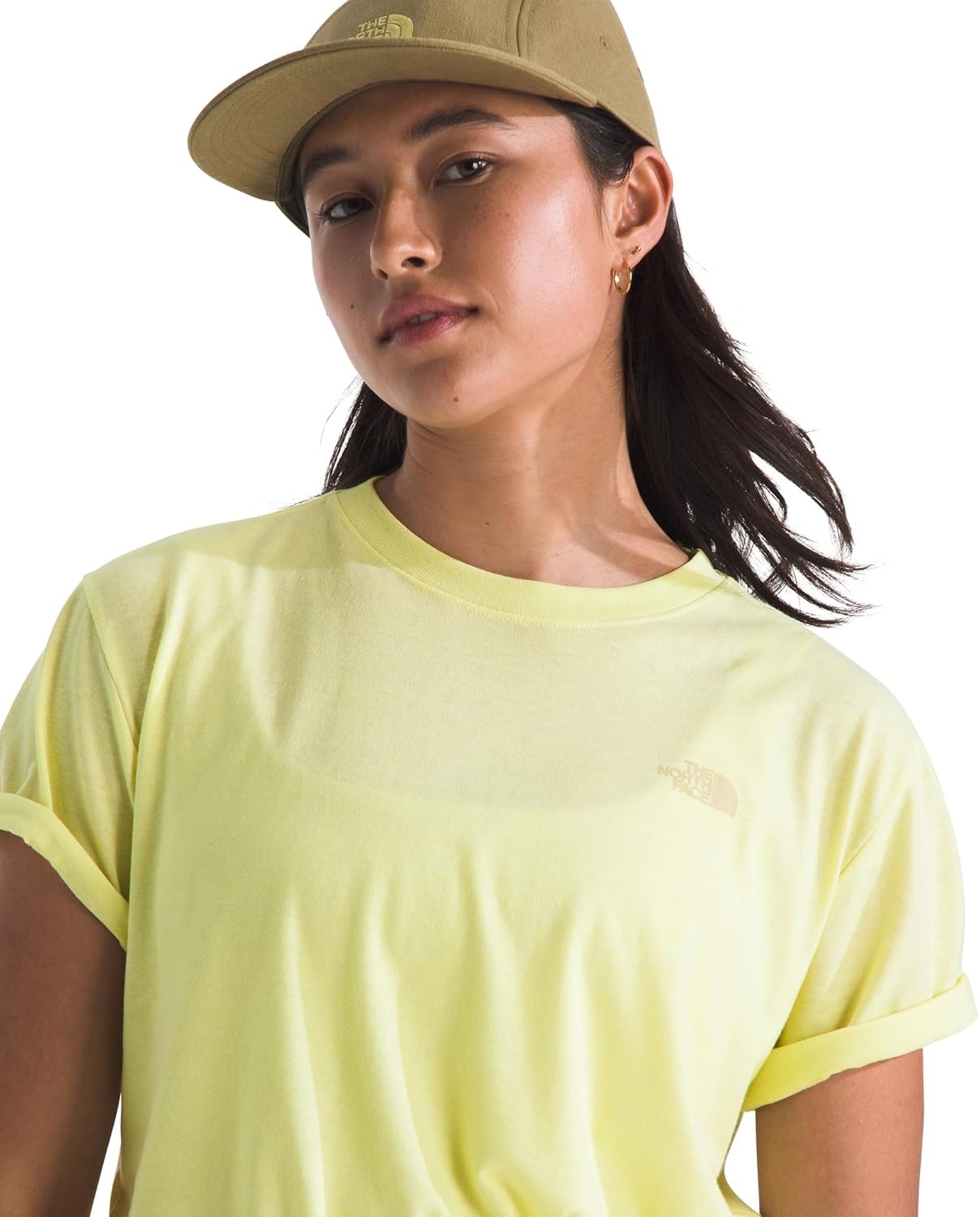 image:imageThe North Face Short Sleeve TriBlend TeeLemon Mist White Heather