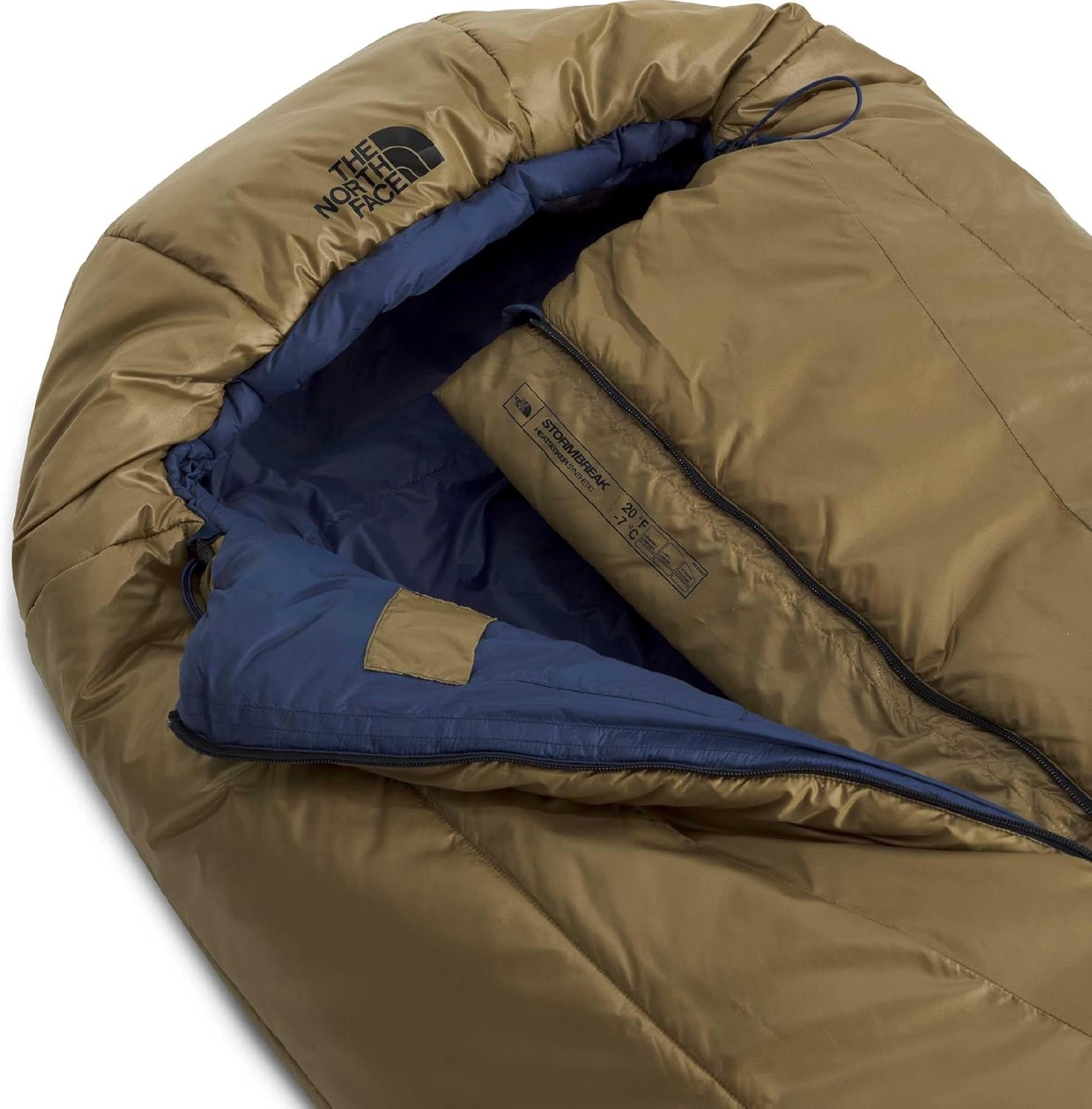 image:imageThe North Face SleepingBags Stormbreak 20F 7C Backpacking Sleeping Bag Water Repellent Fully Insulated Includes Stuff SackCedarSummit Navy
