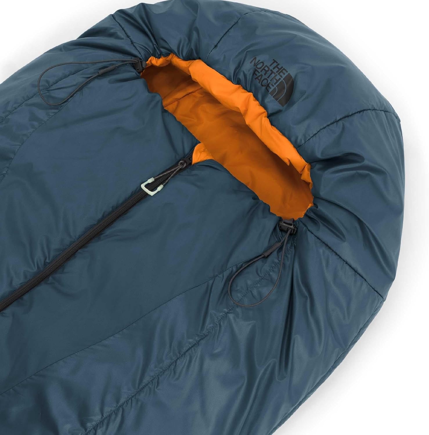 image:imageThe North Face SleepingBags Stormbreak 35F 17C Backpacking Sleeping Bag Water Repellent Fully Insulated Includes Stuff SackGranite GreyDust Orange