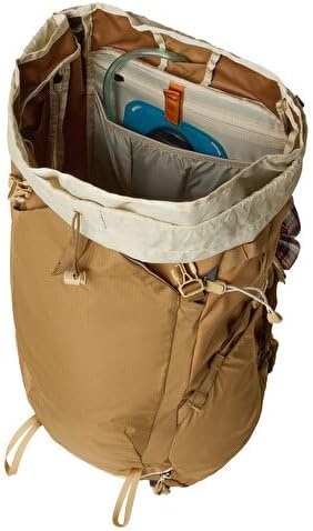 imageThe North Face Terra 65 Backpack Unisex Hiking Pack CinchTop Opening with Zipper Pole amp Ice Axe Attachments TNF BlackAsphalt GreyNPF LargeXLargeUtility BrownKhaki Stone