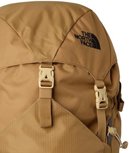 imageThe North Face Terra 65 Backpack Unisex Hiking Pack CinchTop Opening with Zipper Pole amp Ice Axe Attachments TNF BlackAsphalt GreyNPF LargeXLargeUtility BrownKhaki Stone