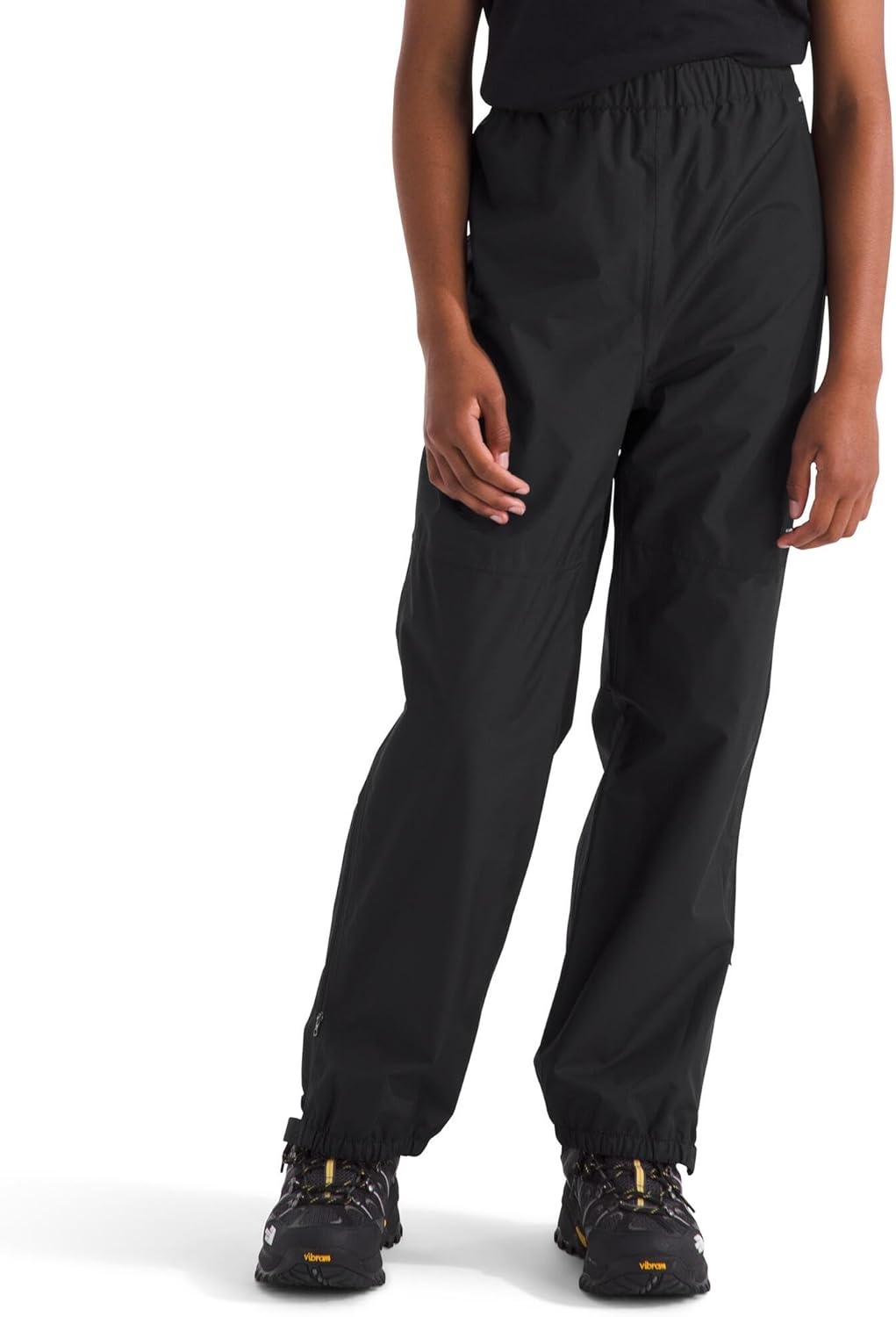 image:imageThe North Face Unisex Adult Antora Rain Pant Waterproof amp Windproof Outdoor Pants Zipper Pockets Elastic Ankle CuffsTnf BlackTnf Black