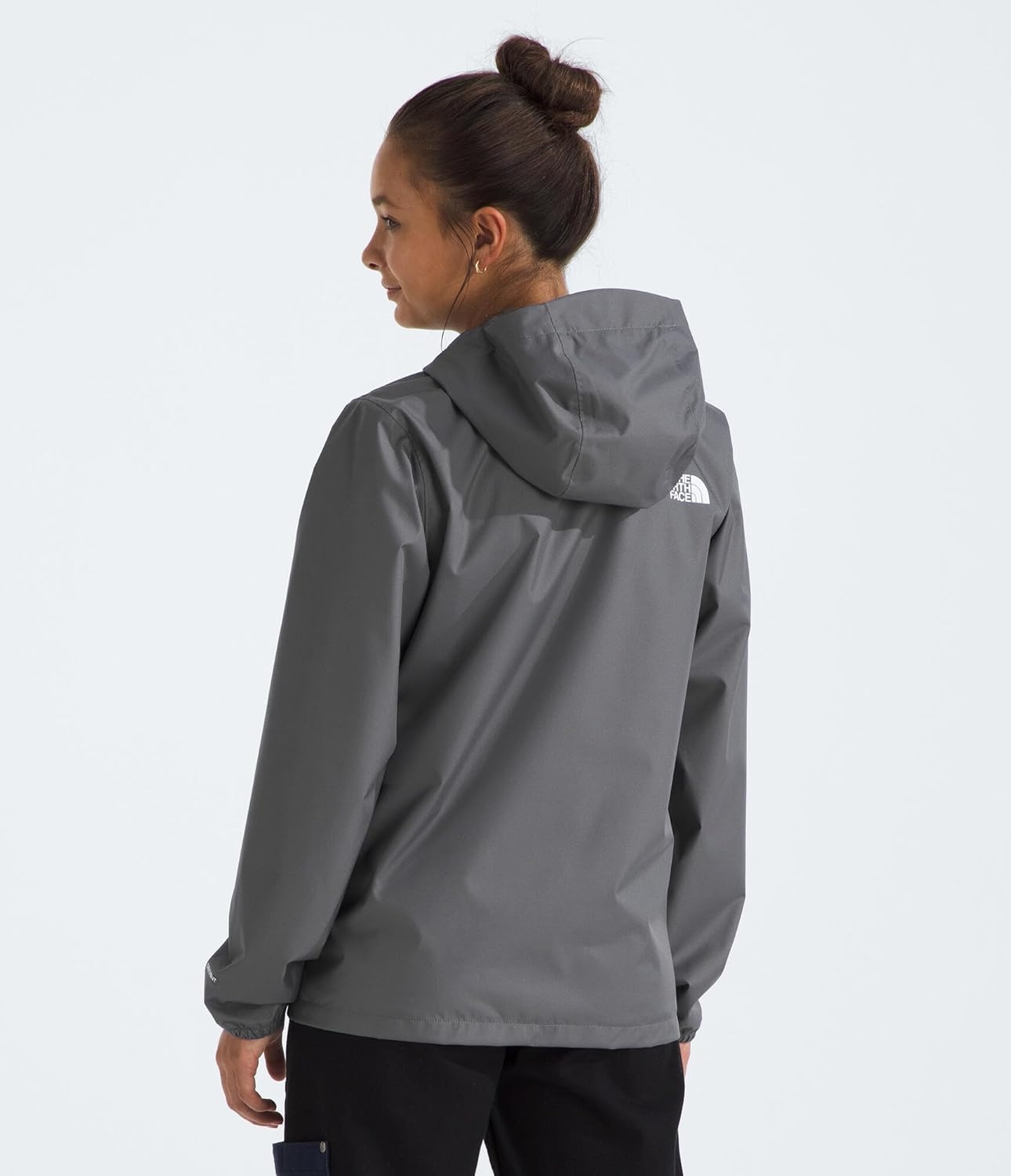 imageThe North Face Unisex Kids Zipline Rain Jacket Waterproof Rain Coat Secure Zip Pockets Weather Ready HoodSmoked Pearl