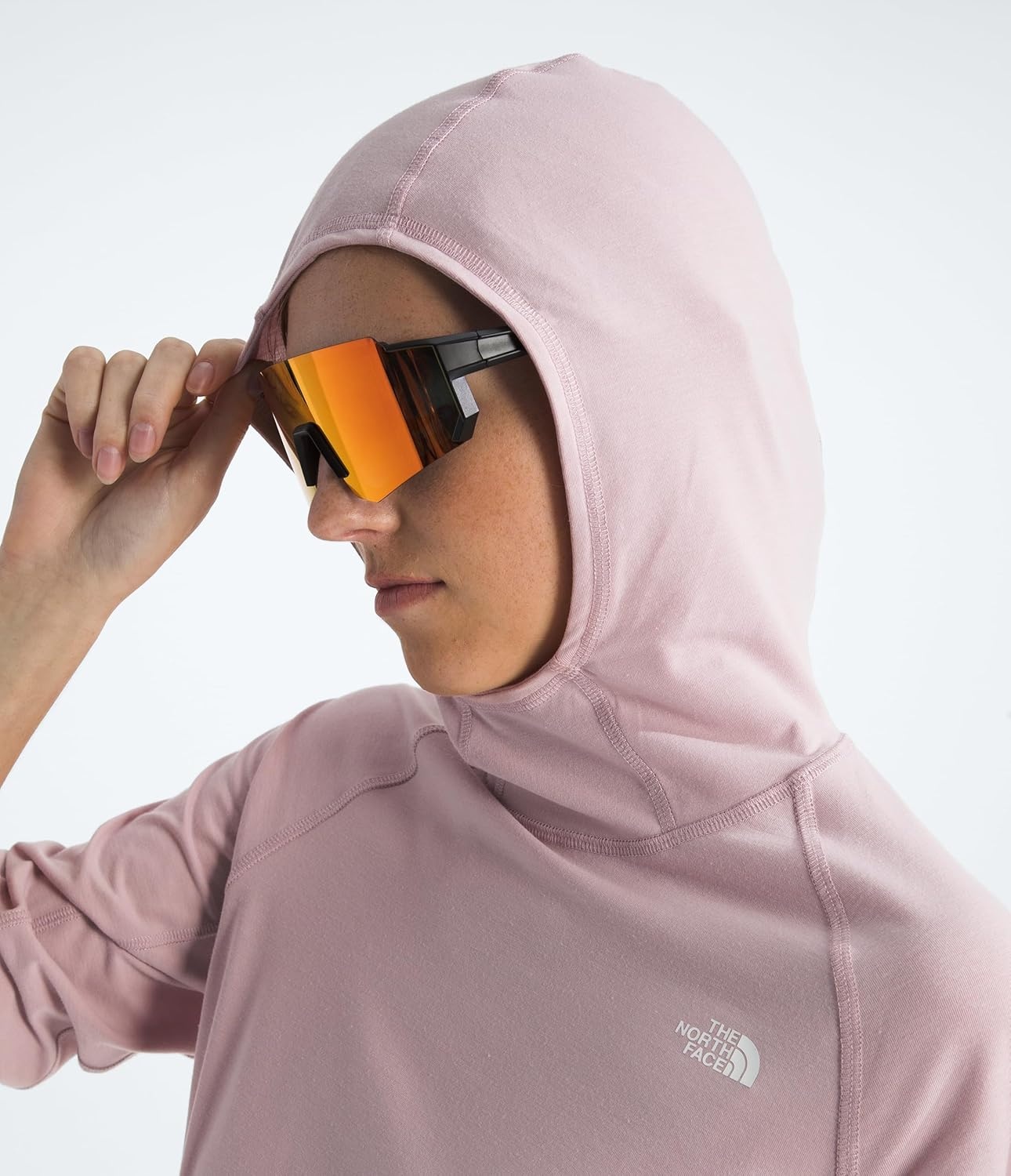 image:imageThe North Face Womens Adventure Sun Hoodie Standard amp Plus Size Light amp Breathable Jacket with UPF 40 Sun Protection Metal Pink Medium