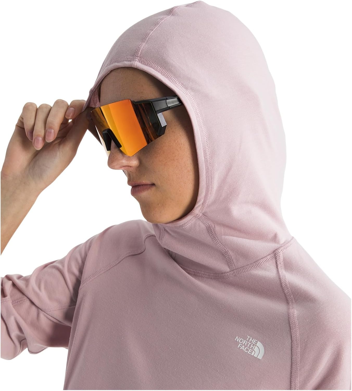 image:imageThe North Face Womens Adventure Sun Hoodie Standard amp Plus Size Light amp Breathable Jacket with UPF 40 Sun Protection Metal Pink Medium