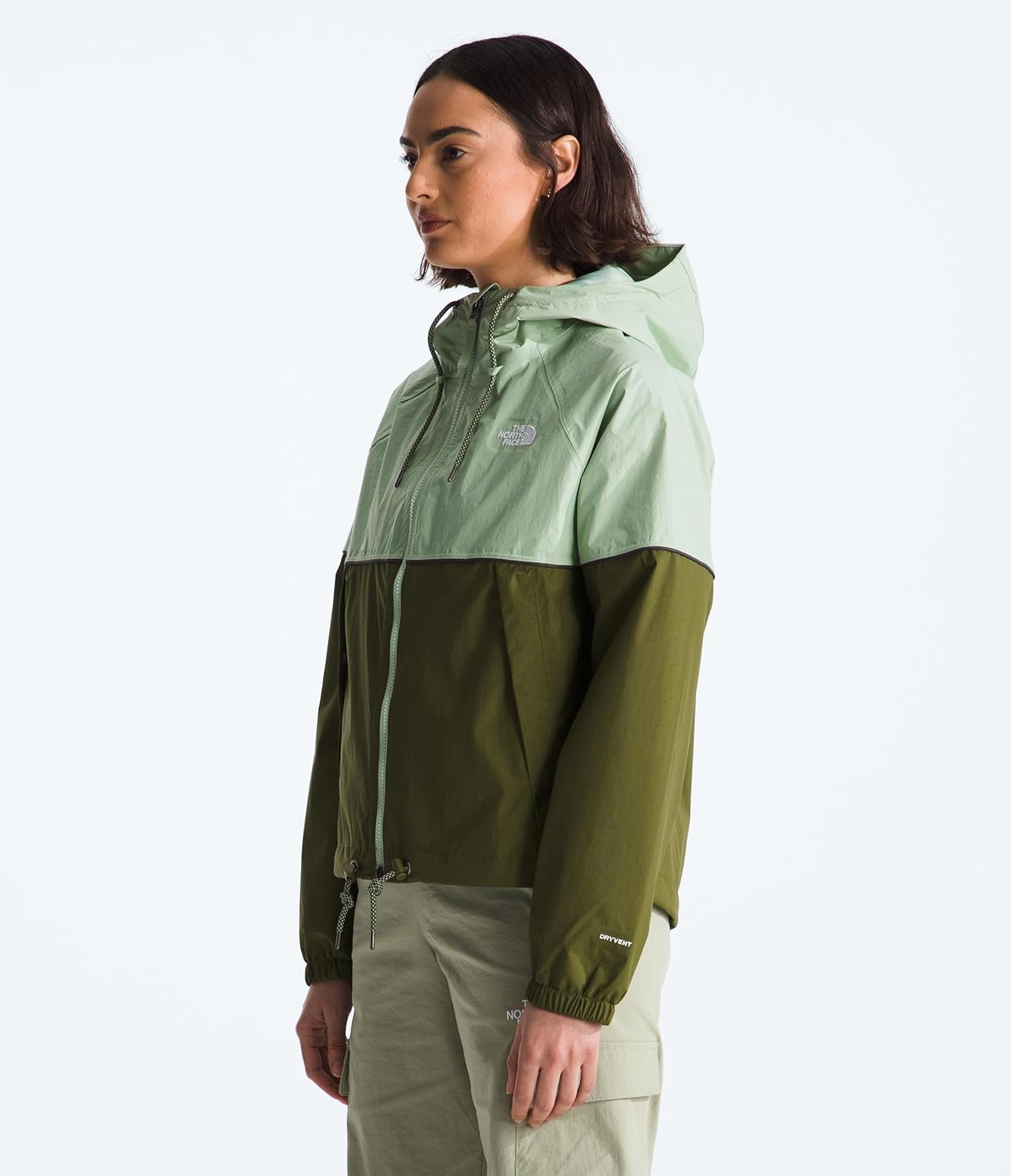image:imageThe North Face Womens Antora Rain Hoodie Standard amp Plus SizeMisty SageForest Olive
