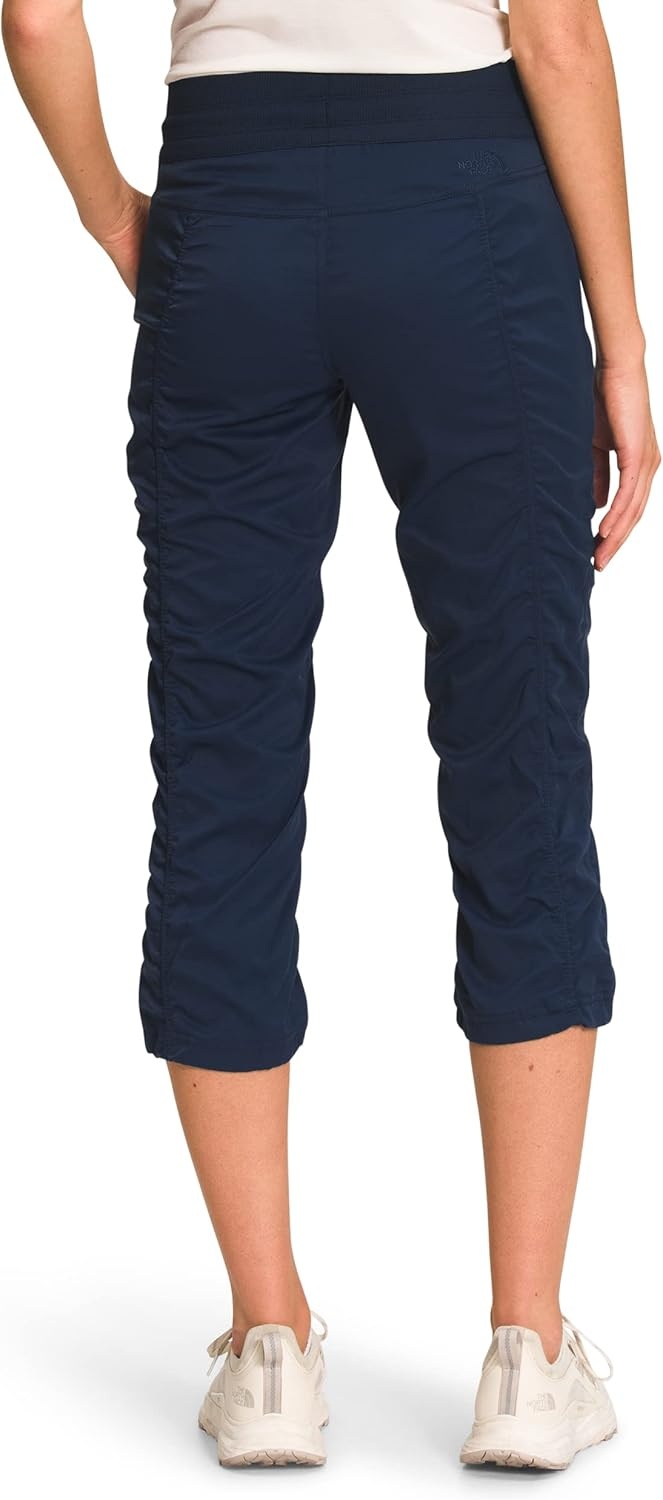 image:imageThe North Face Womens Aphrodite 20 Capri Moisture Wicking Water Repellent Finish UPF 40 ProtectionSummit Navy