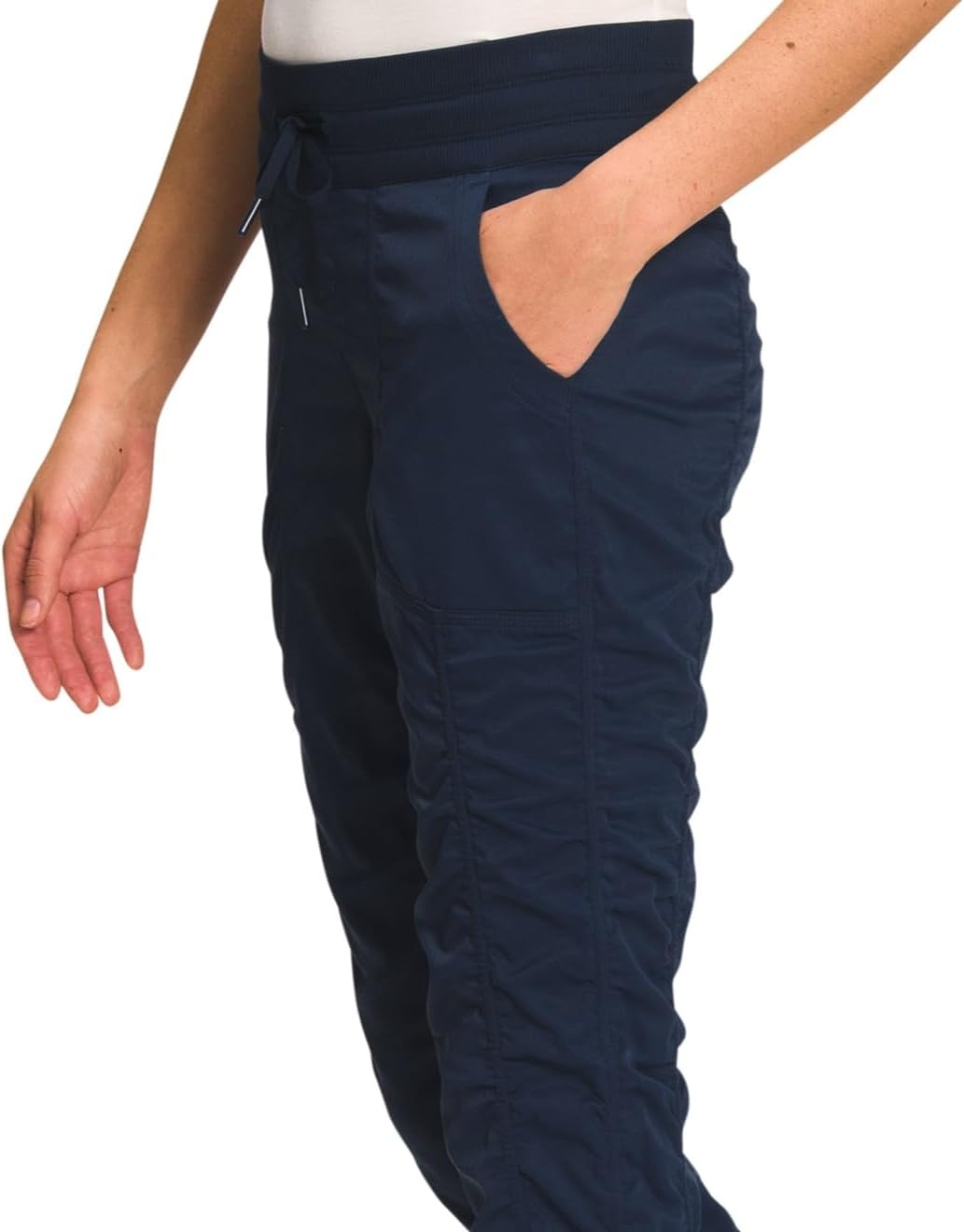 image:imageThe North Face Womens Aphrodite 20 Capri Moisture Wicking Water Repellent Finish UPF 40 ProtectionSummit Navy