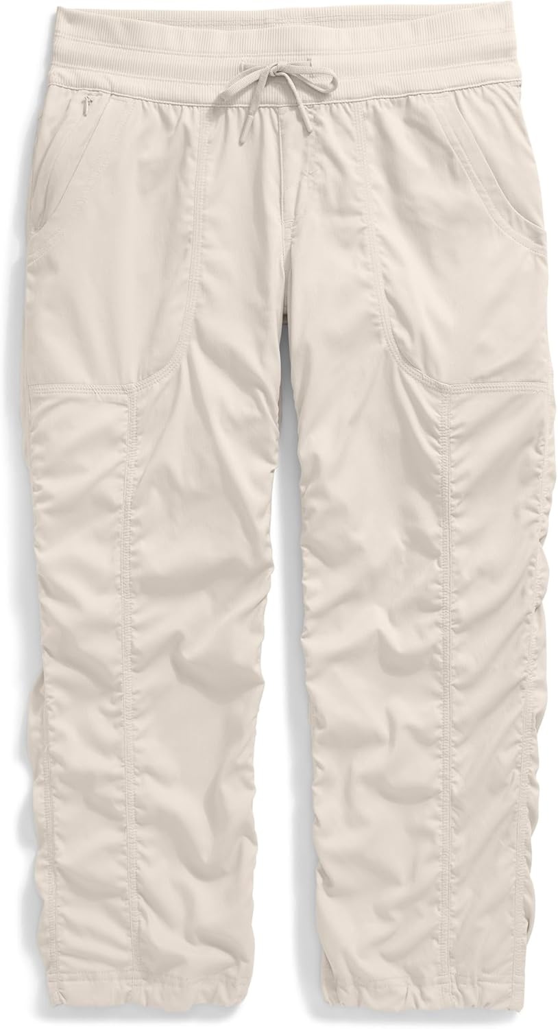 image:imageThe North Face Womens Aphrodite 20 Capri Moisture Wicking Water Repellent Finish UPF 40 ProtectionWhite Dunenpf
