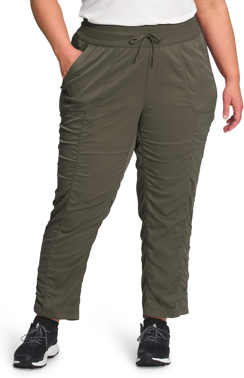 image:imageThe North Face Womens Aphrodite 20 Moisture Wicking Hiking PantsNew Taupe Green
