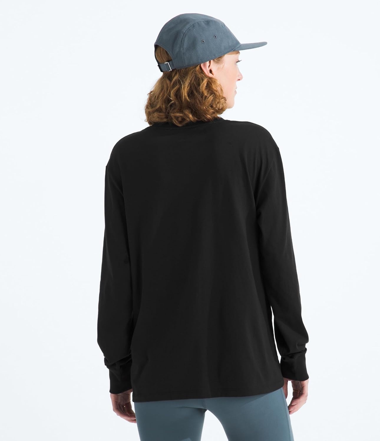 image:imageThe North Face Womens Evolution Simple Dome LongSleeve Tee Classic Logo Graphic Tee Soft Cotton FabricTnf Black