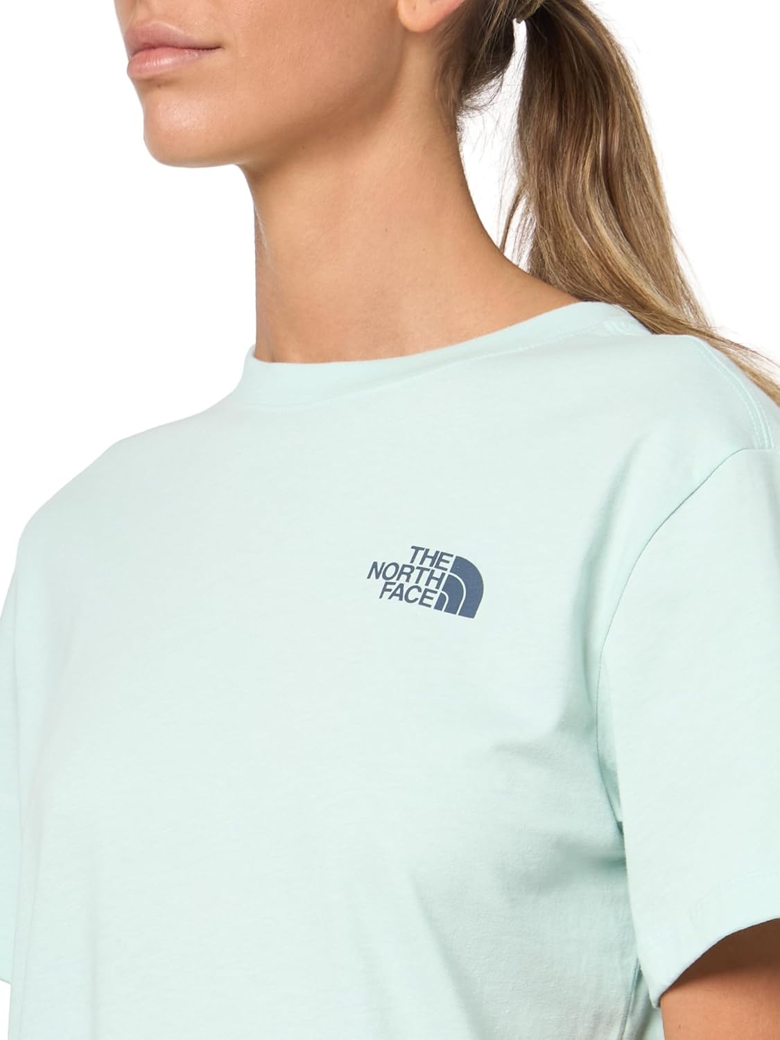 image:imageThe North Face Womens Exploring Since 66 Relaxed Short Sleeve Tee Casual Graphic TShirt Regular Fit Cotton FabricOpal Frost