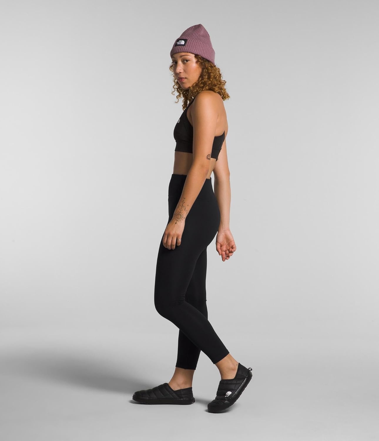 image:imageThe North Face Womens Fd Pro 160 Tight Moisture Wicking Fabric ClosetoSkin Fit Extended Range of MobilityTnf Black