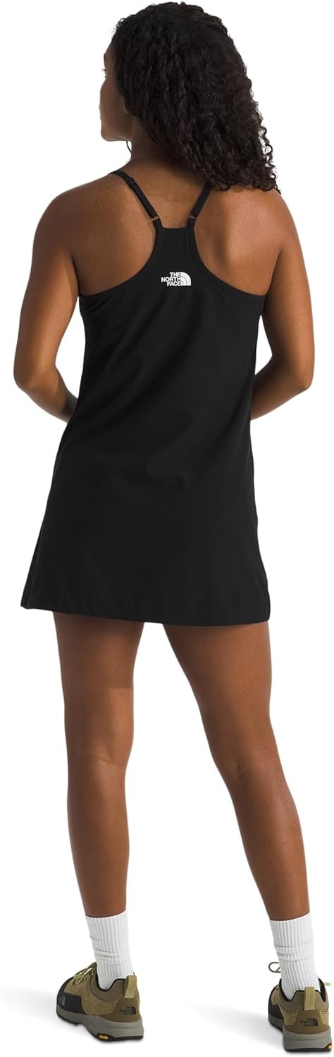 image:imageThe North Face Womens Flex Woven 2in1 Dress Racerback Athletic Dress with Interior Bodysuit Moisture Wicking FabricTnf Black