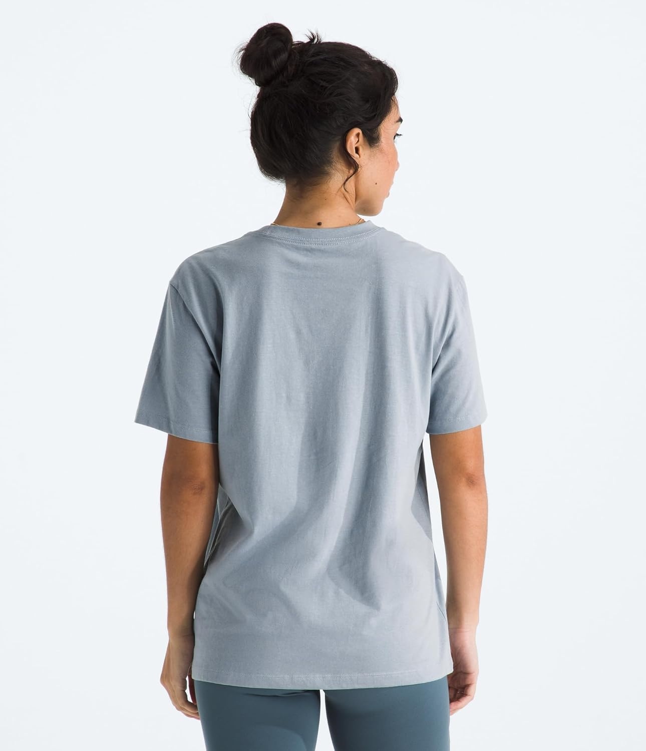 image:imageThe North Face Womens Home Relaxed Short Sleeve Tee Casual Graphic TShirt Regular Fit Soft Cotton FabricFrost Grey