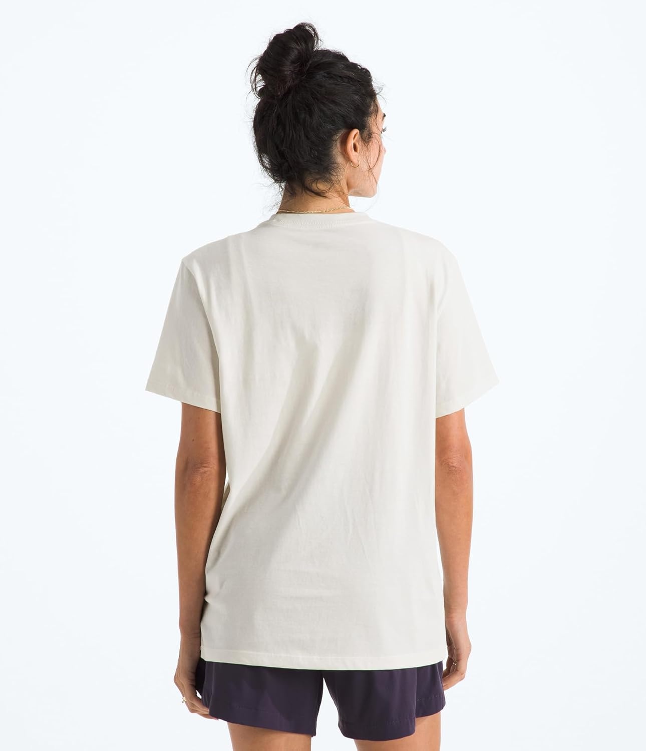 image:imageThe North Face Womens Home Relaxed Short Sleeve Tee Casual Graphic TShirt Regular Fit Soft Cotton FabricWhite Dune
