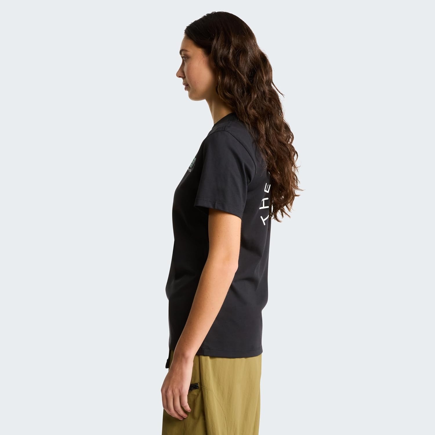 image:imageThe North Face Womens Monte Regular Short Sleeve Graphic Tee Casual Graphic TShirt Regular Fit Soft Cotton BlendTnf Black