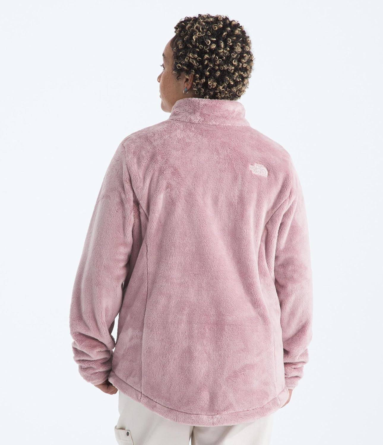 image:imageThe North Face Womens Osito Full Zip Fleece Jacket Standard amp Plus Size Soft Lightweight Fleece Coat Zippered PocketsMetal Pink