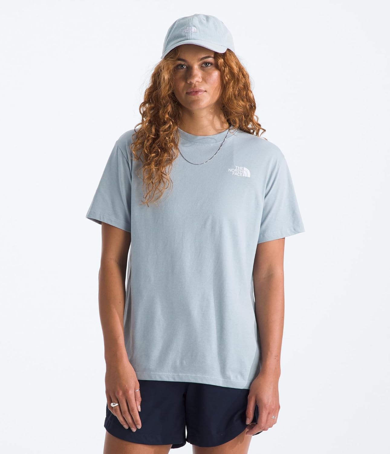 image:imageThe North Face Womens Wildflower ShortSleeve Tee Casual Stylish Graphic TShirt Relaxed Fit Soft Cotton FabricFrost Grey