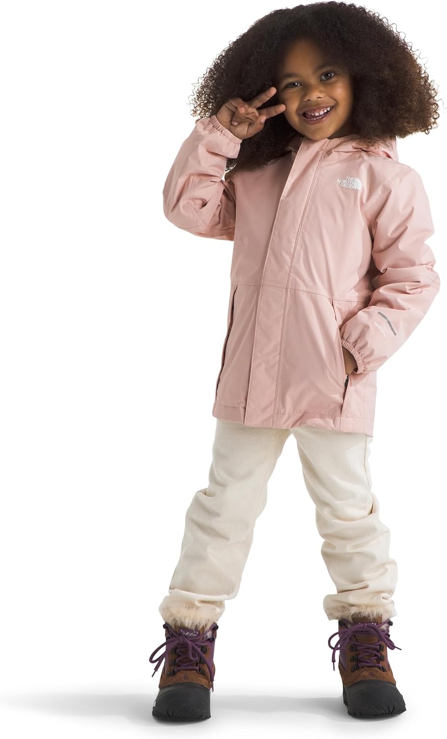 imageThe North Face boys Antora Rain Jacket ToddlerPink Moss