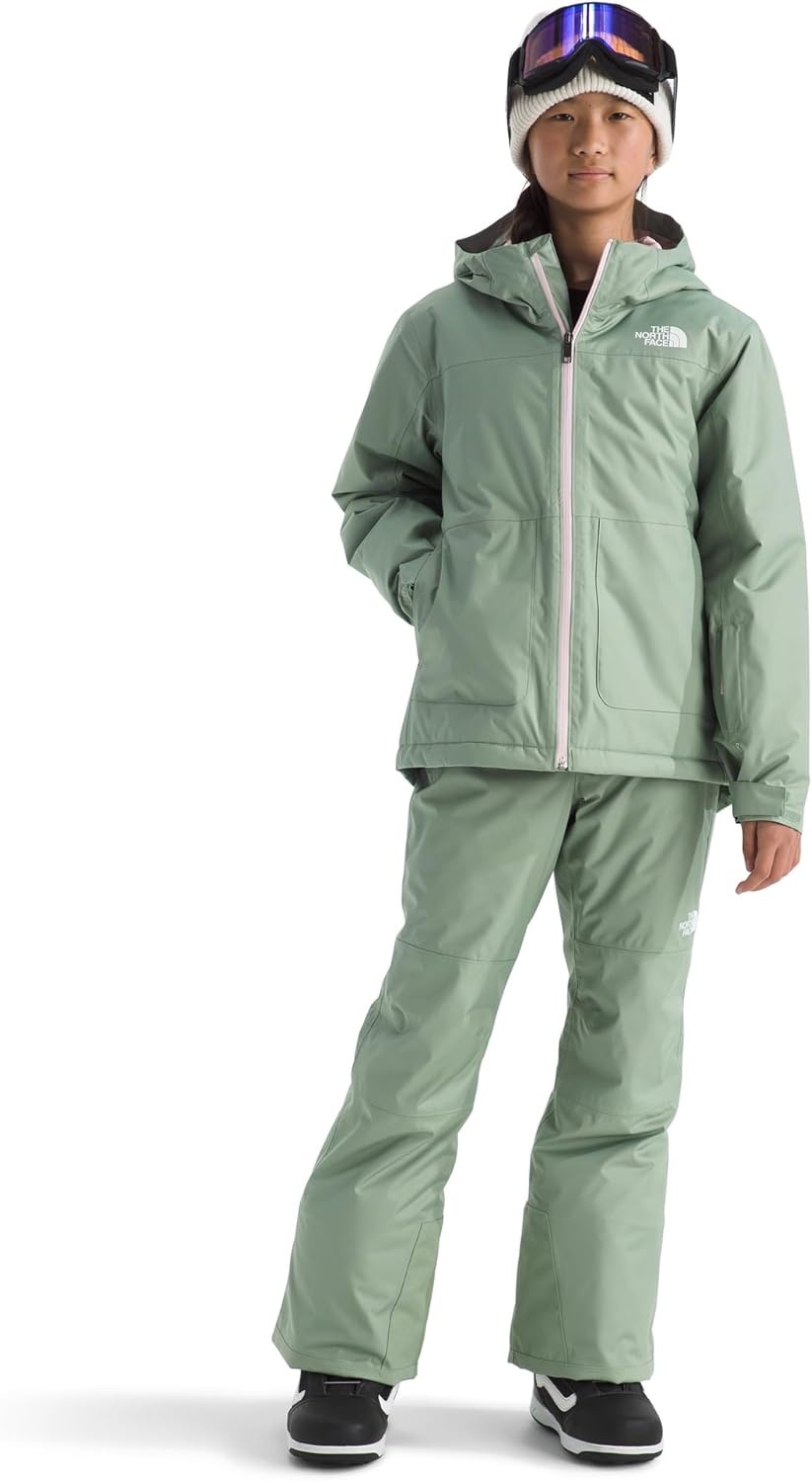 image:imageThe North Face girls Freedom Insulated Jacket Little KidBig KidSlate Moss