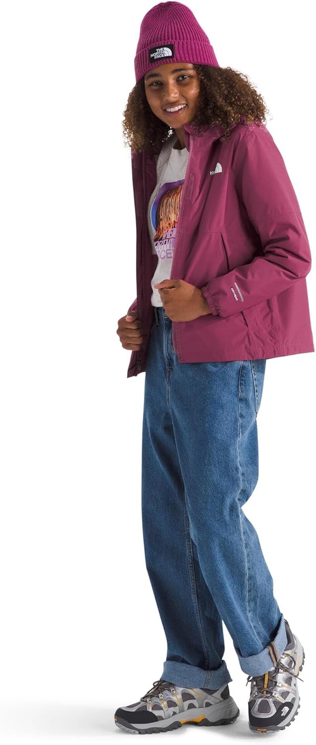 imageThe North Face girls Warm Antora Waterproof Rain JacketCyber Berry