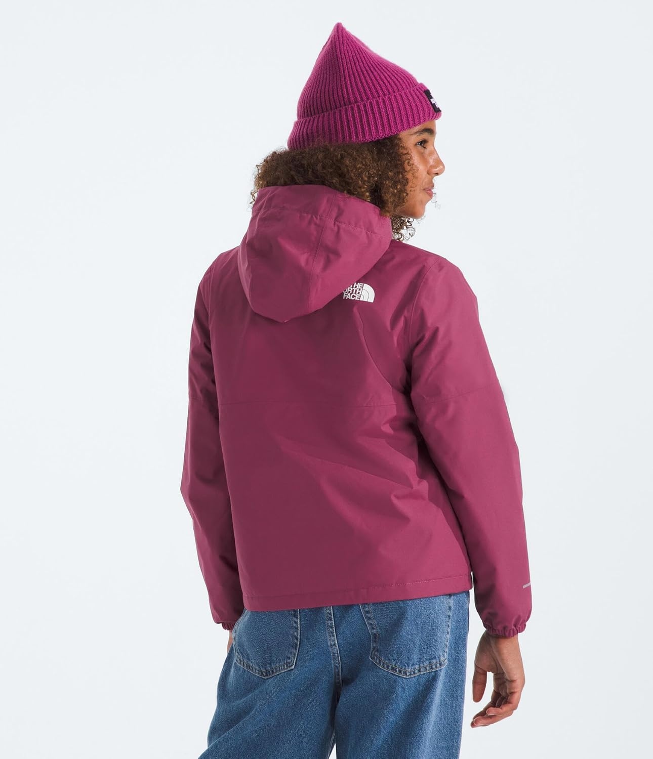 imageThe North Face girls Warm Antora Waterproof Rain JacketCyber Berry