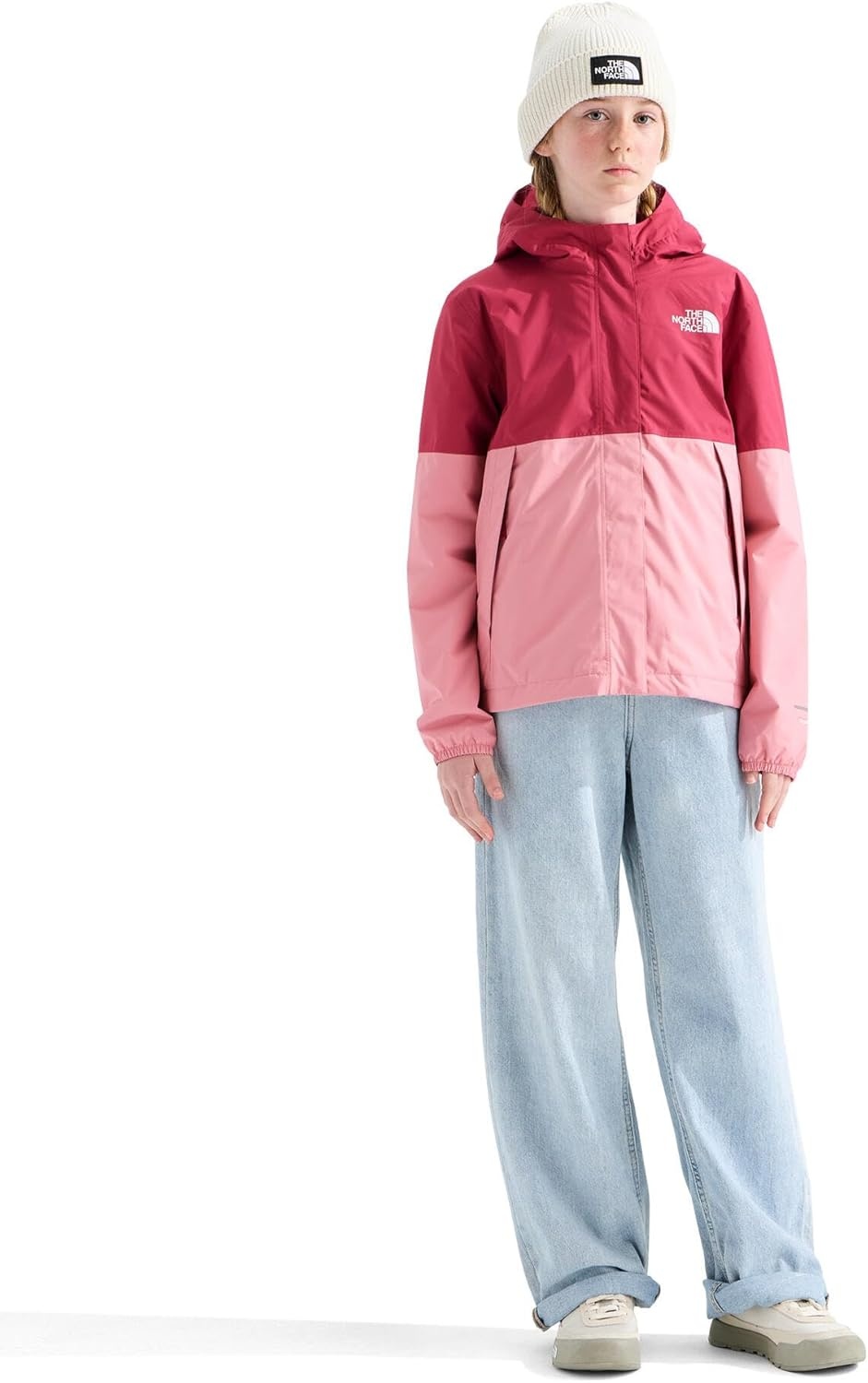 imageThe North Face girls Warm Antora Waterproof Rain JacketFermented ClayPrimrose