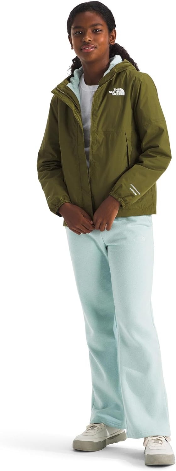 imageThe North Face girls Warm Antora Waterproof Rain JacketForest Olive