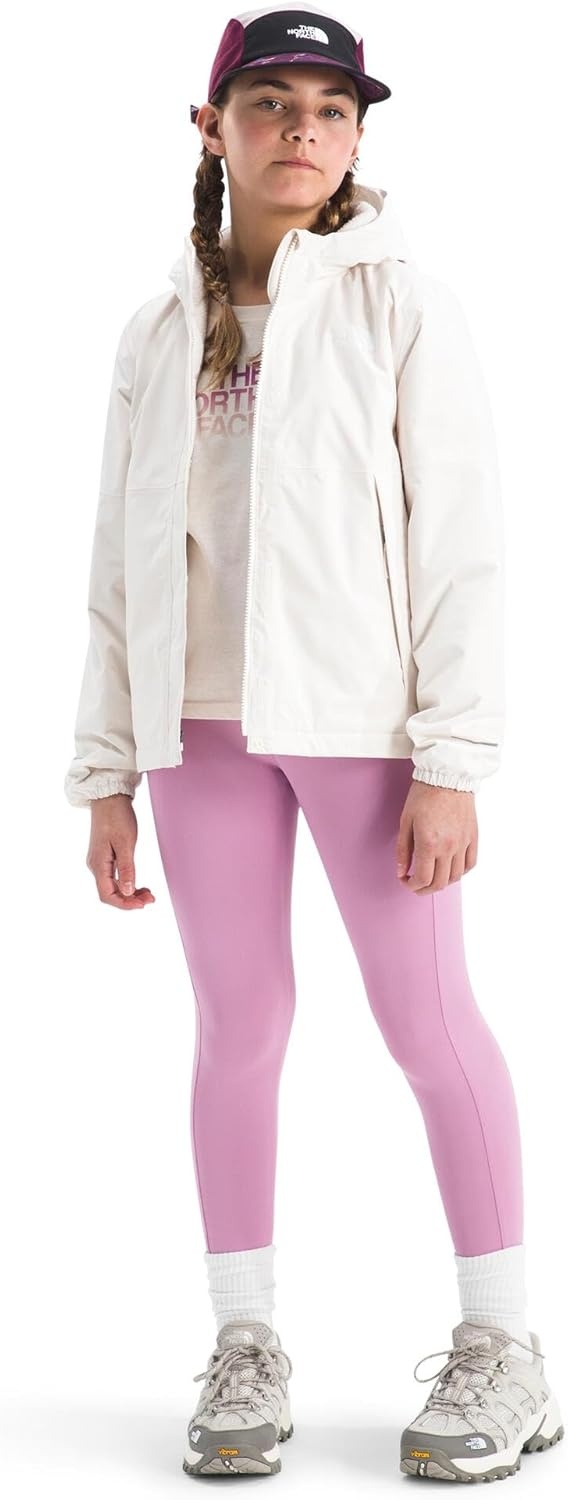 imageThe North Face girls Warm Antora Waterproof Rain JacketWhite Dune