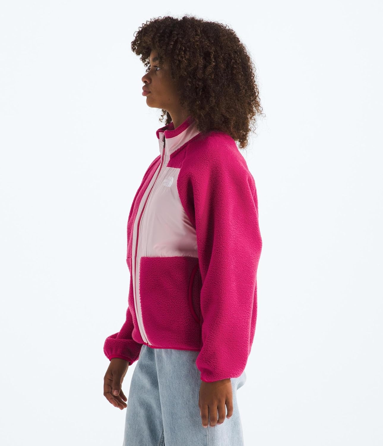 imageThe North Face girls Yumiori Full Zip Jacket Little KidBig KidLali GuranPale Blossom