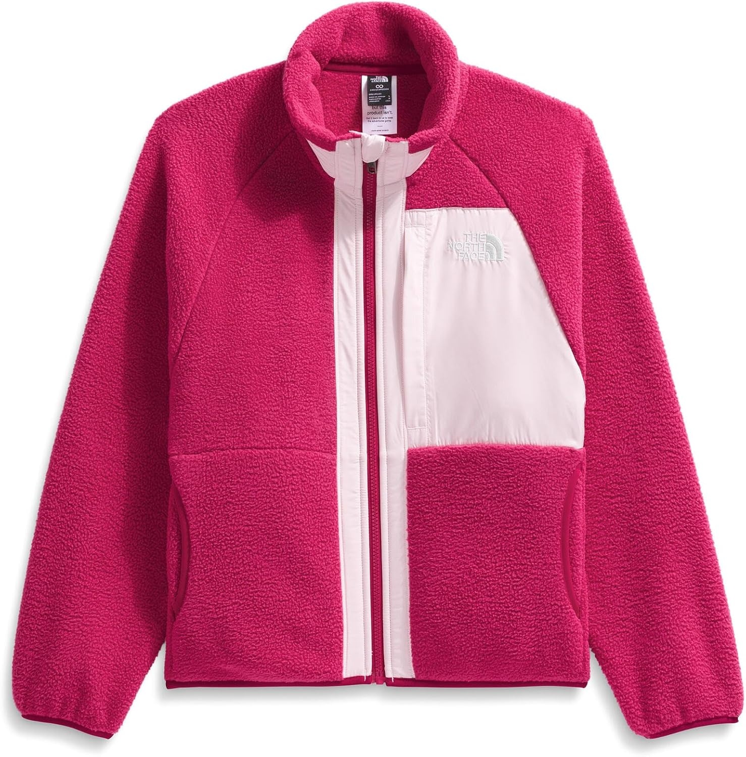 imageThe North Face girls Yumiori Full Zip Jacket Little KidBig KidLali GuranPale Blossom