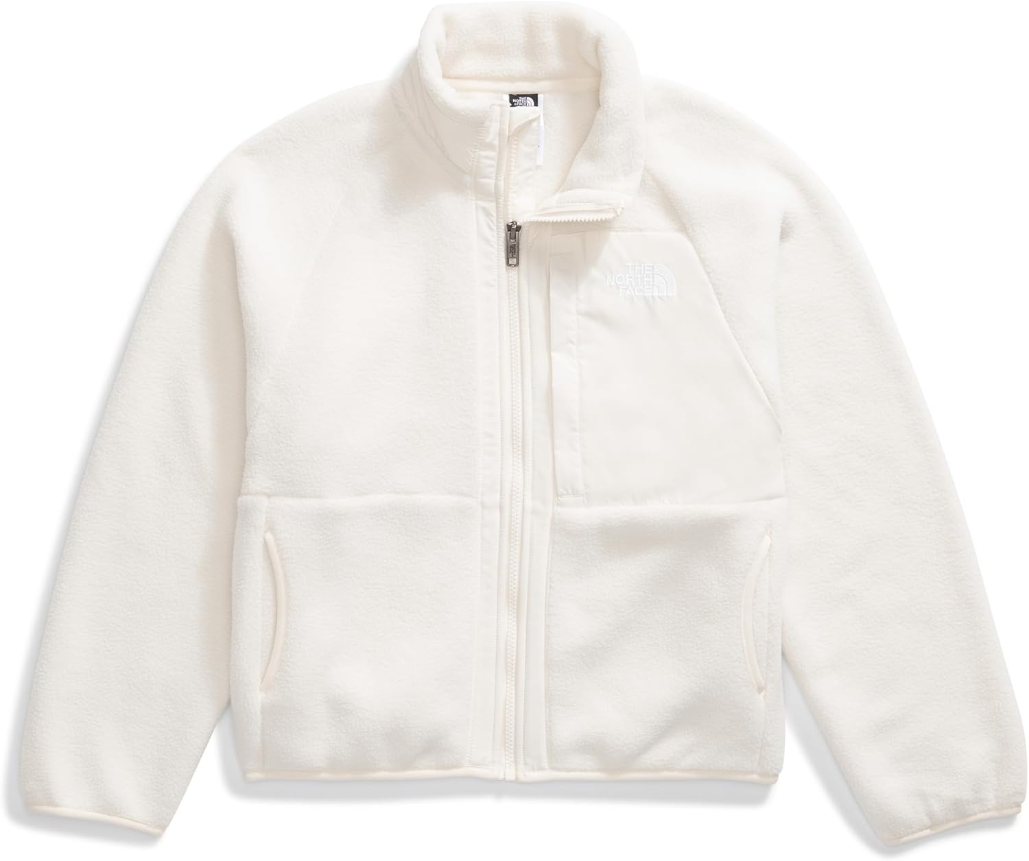 imageThe North Face girls Yumiori Full Zip Jacket Little KidBig KidWhite Dune