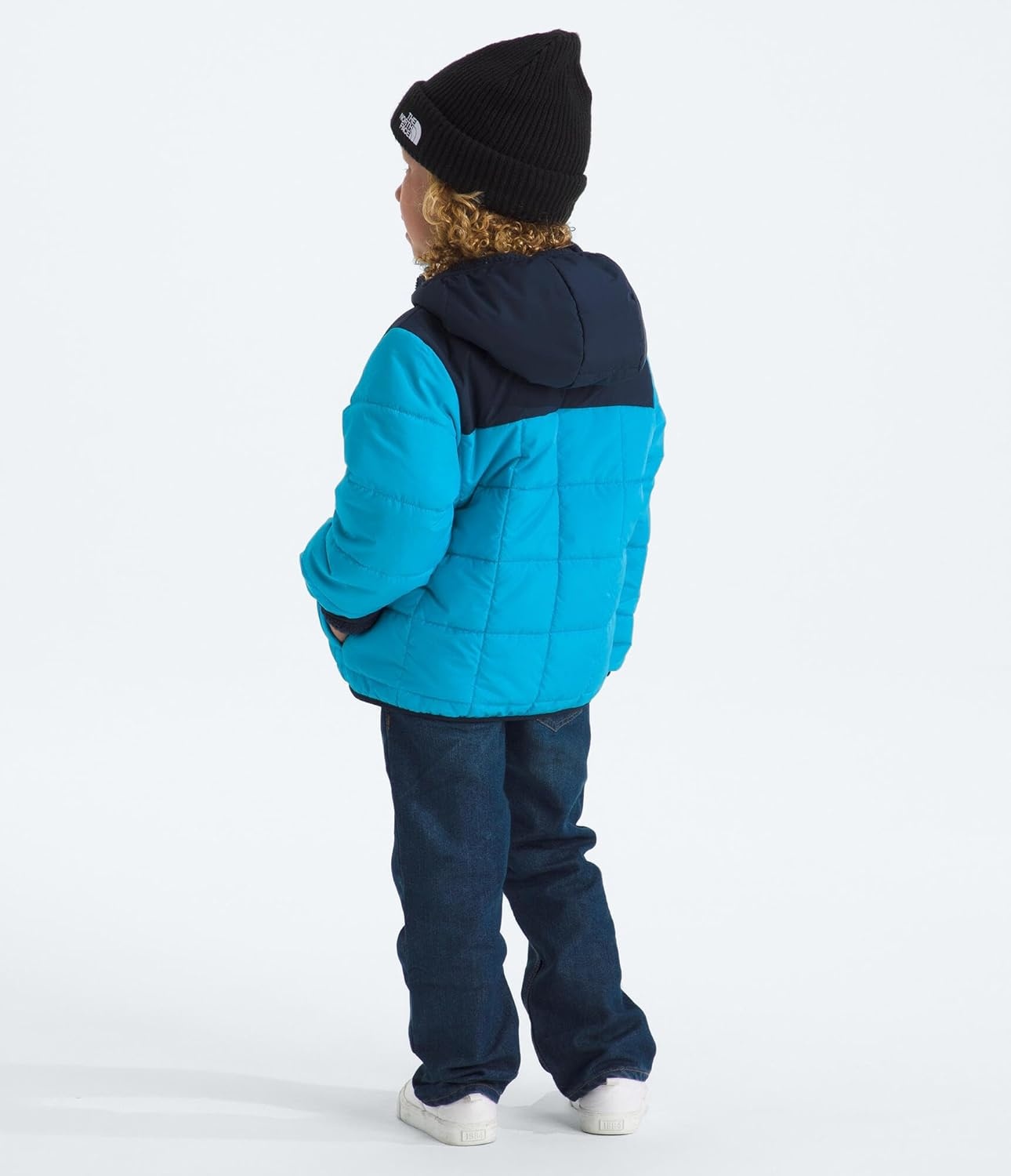 imageThe North Face unisexbaby Reversible Shasta Full Zip Hooded JacketMeridian BlueSummit Navy