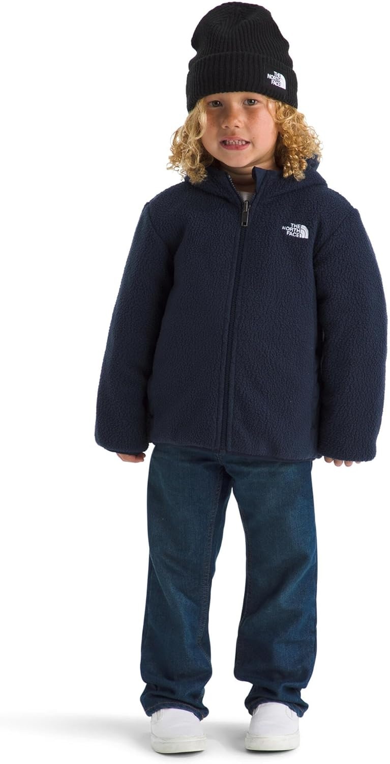 imageThe North Face unisexbaby Reversible Shasta Full Zip Hooded JacketMeridian BlueSummit Navy