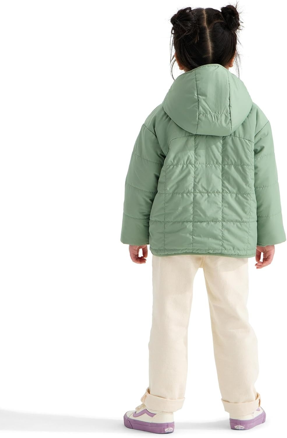 imageThe North Face unisexbaby Reversible Shasta Full Zip Hooded JacketSlate Moss