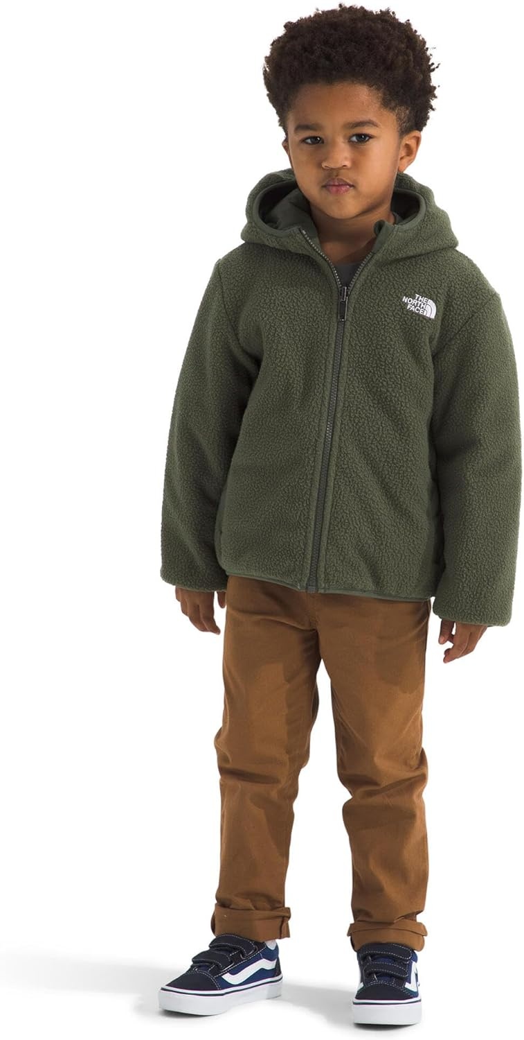 imageThe North Face unisexbaby Reversible Shasta Full Zip Hooded JacketSlate MossNew Taupe Green