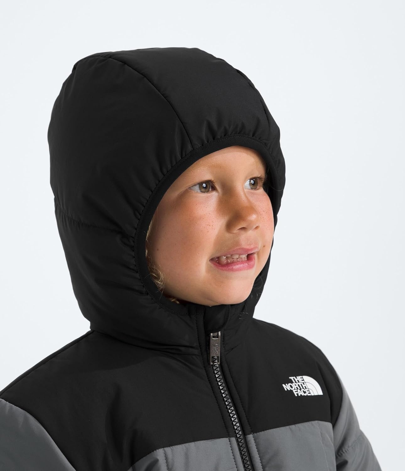 imageThe North Face unisexbaby Reversible Shasta Full Zip Hooded JacketSmoked Pearl