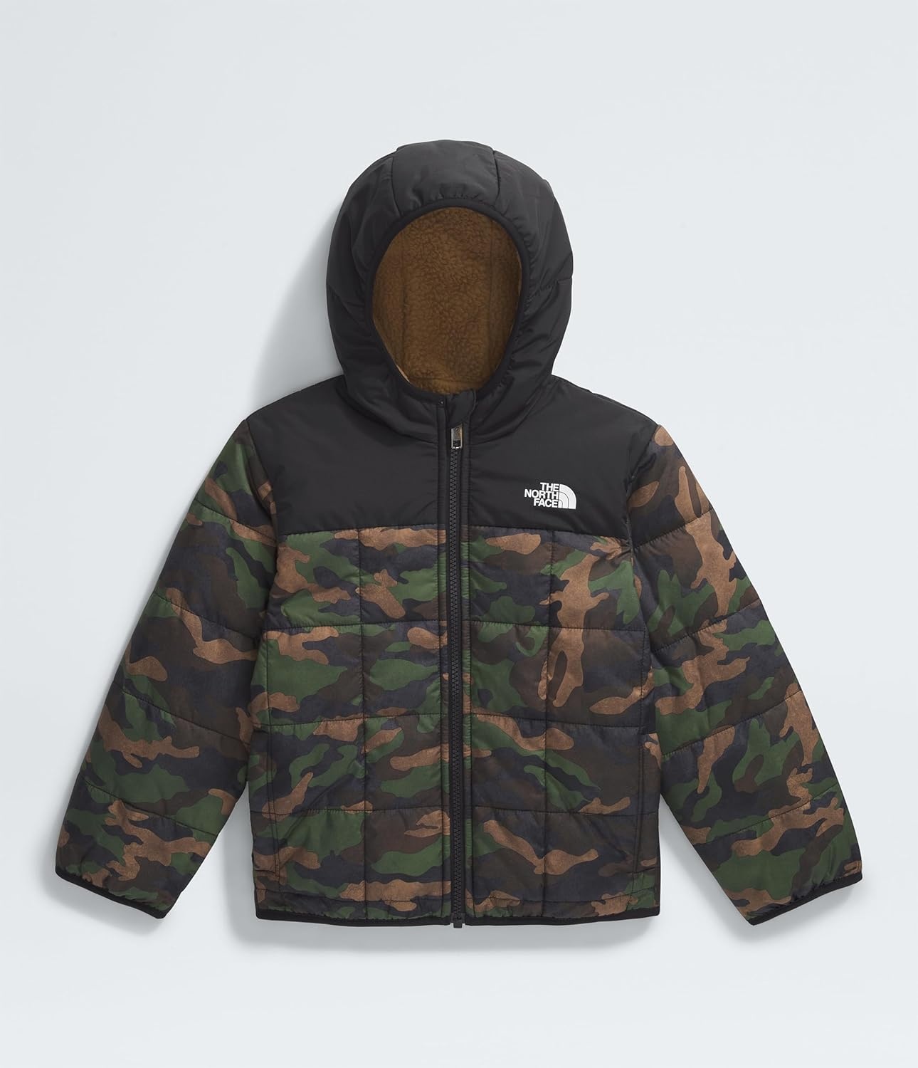 imageThe North Face unisexbaby Reversible Shasta Full Zip Hooded JacketTnf Black Tnf Camo Small Print