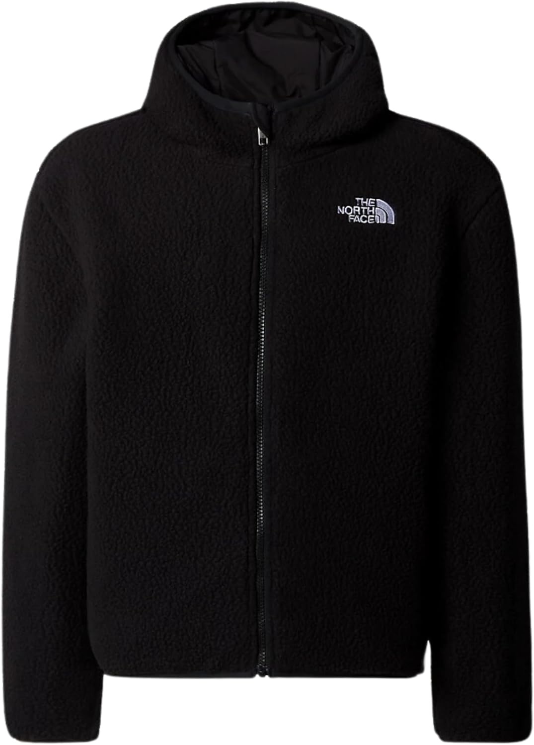 imageThe North Face unisexbaby Reversible Shasta Full Zip Hooded JacketTnf Black Vector Field Print