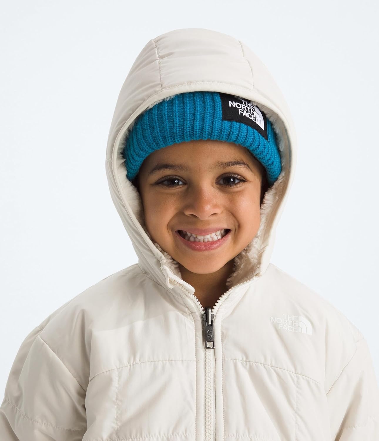 imageThe North Face unisexbaby Reversible Shasta Full Zip Hooded JacketWhite Dune