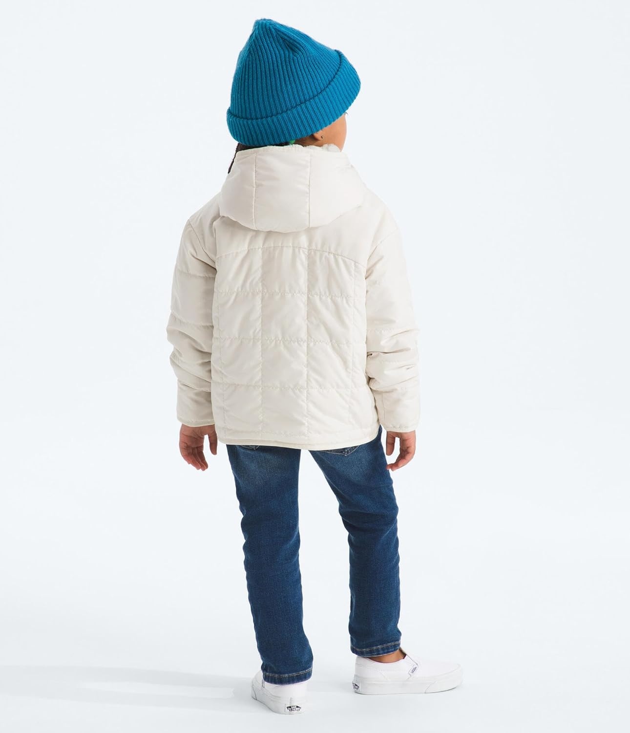 imageThe North Face unisexbaby Reversible Shasta Full Zip Hooded JacketWhite Dune
