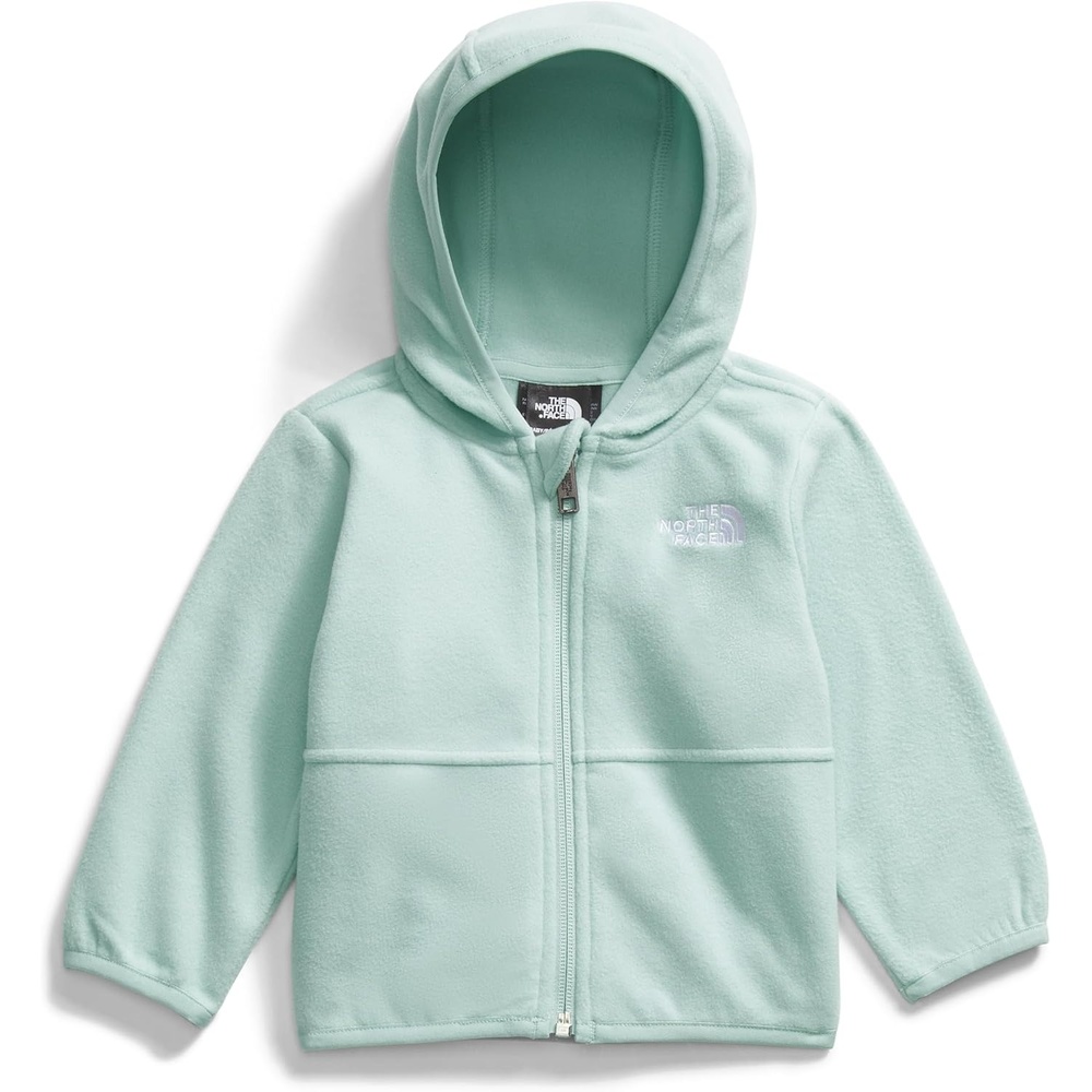 imageTHE NORTH FACE Baby Campshire Onepiece Cozy Fleece Winter Onesie With Mittens Booties amp Attached Bear Ear HoodMuted Pine
