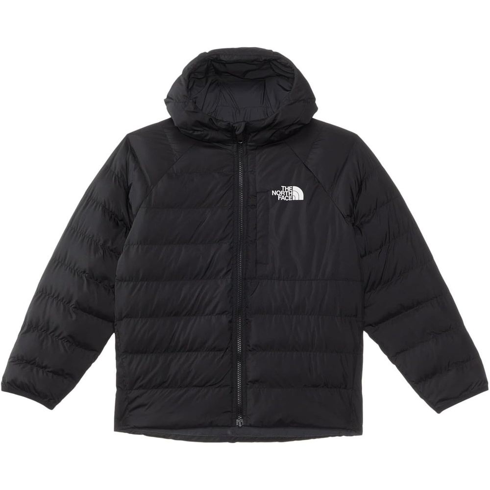 imageTHE NORTH FACE Girls Reversible Perrito Hooded Jacket Lightweight amp Water Resistant Winter Coat Synthetic InsulationTnf Black