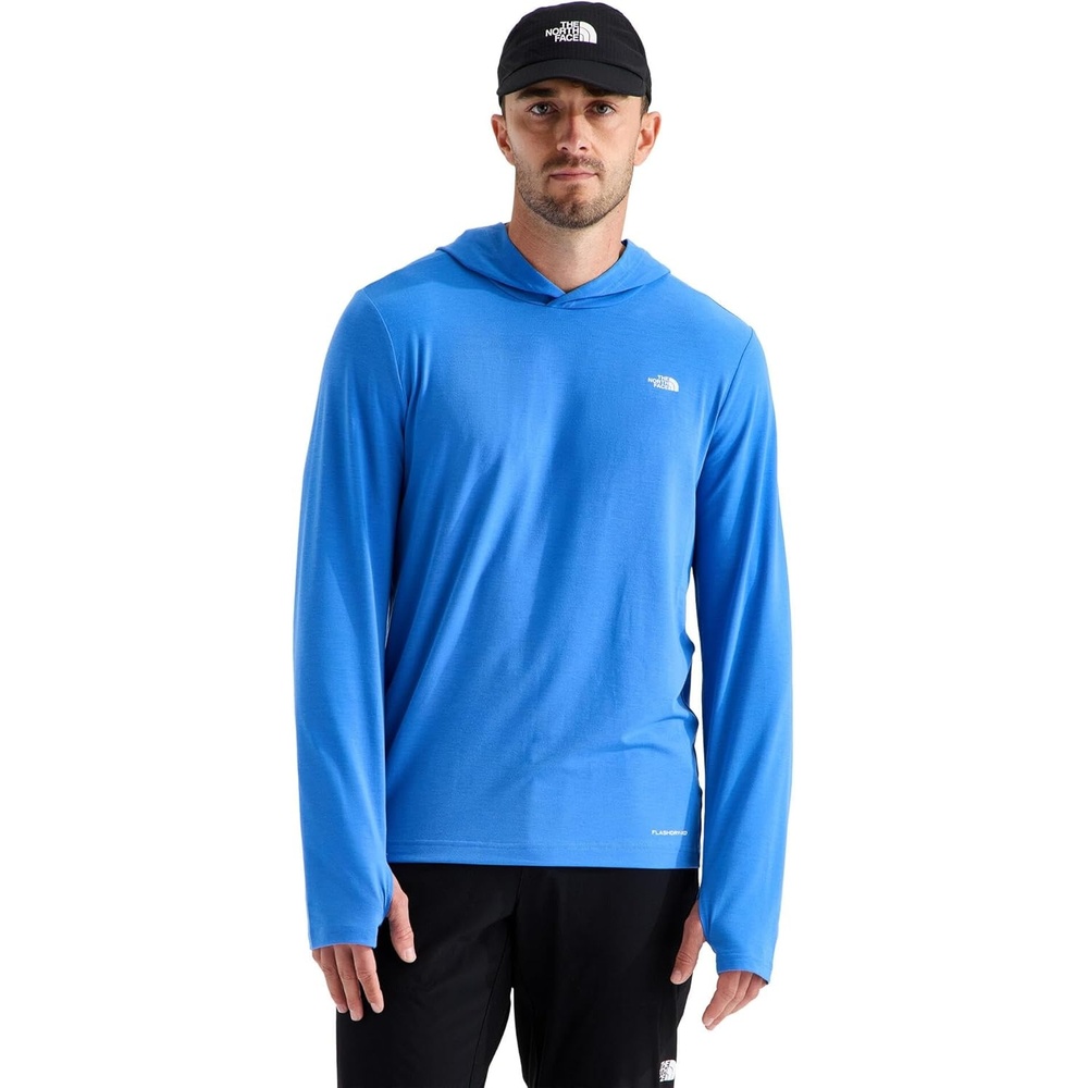 image:imageTHE NORTH FACE Mens Adventure Sun Hoodie Light amp Breathable With Upf 40 Sun Protection amp 3piece HoodActive Blue