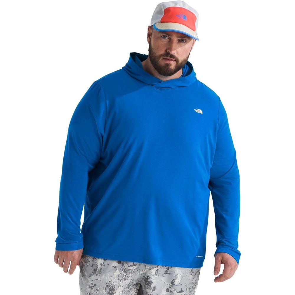 image:imageTHE NORTH FACE Mens Adventure Sun Hoodie Light amp Breathable With Upf 40 Sun Protection amp 3piece HoodHero Blue